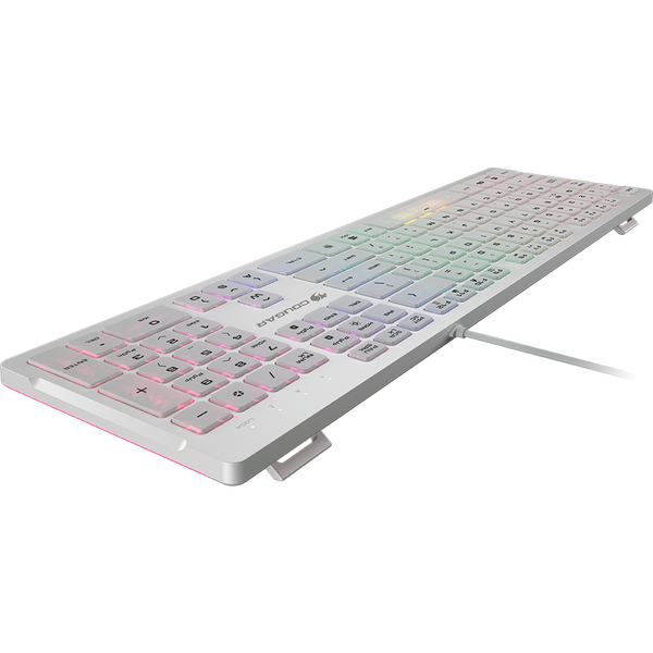 Tastatura gaming Cougar VANTAR S, RGB LED, USB, White