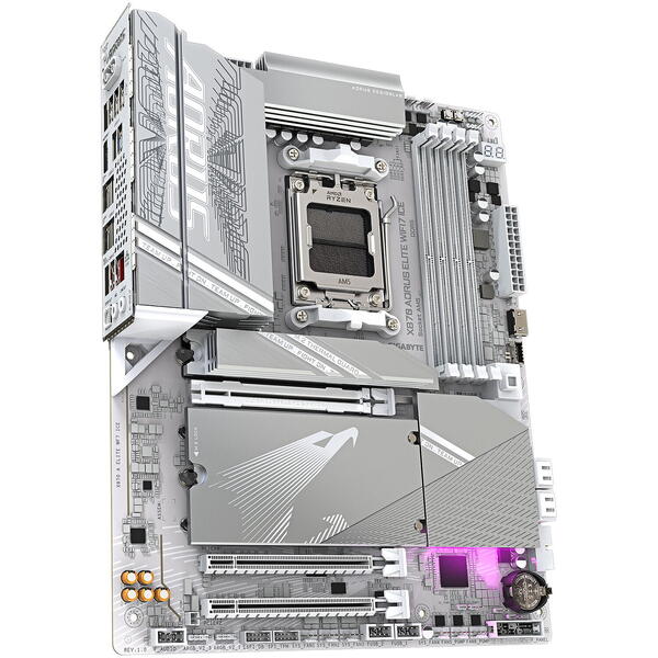 Placa de baza Gigabyte X870 AORUS ELITE WF7 ICE Socket AM5