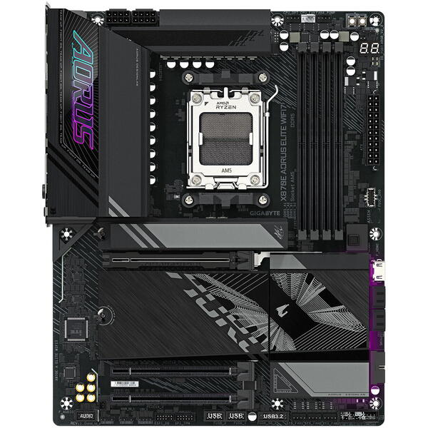 Placa de baza Gigabyte X870 AORUS ELITE WIFI7 Socket AM5