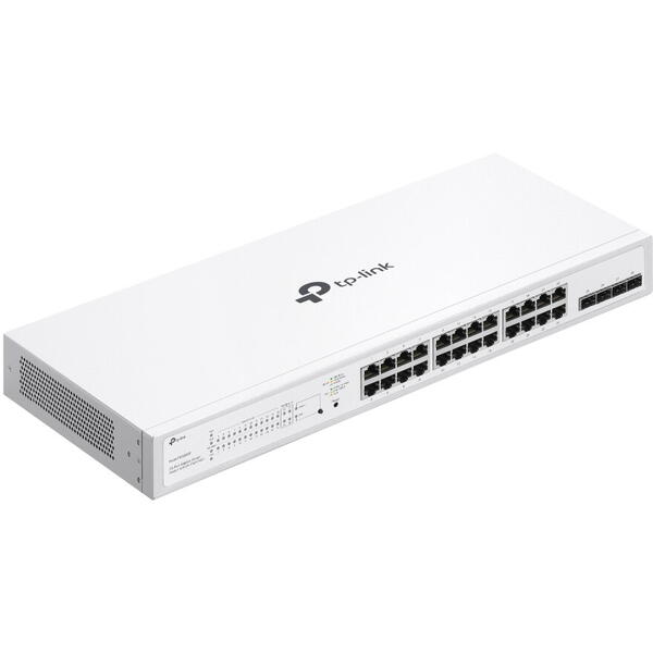 Switch TP-LINK FESTA FS328GP, 28 porturi Gigabit 24 PoE+, 4x SFP