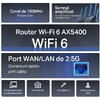 Router Wireless TP-LINK Archer AX72 Pro AX5400, 2.5 Gigabit