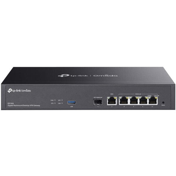 Router TP-LINK ER7406, 1x Gigabit SFP WAN + 4 Gigabit LAN + 1 WAN/LAN