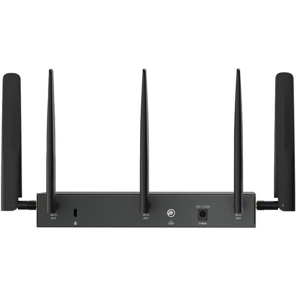 Router Wireless TP-LINK ER706W-4G VPN Gigabit, Omada 4G+ AX3000 Dual-Band WiFi 6 Gigabit