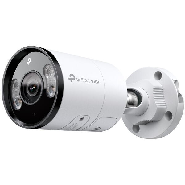 Camera IP TP-LINK VIGI C355(4mm), Bullet, de exterior, IR 30 m, Lentila fixa 6 mm, 5 Mpx, POE