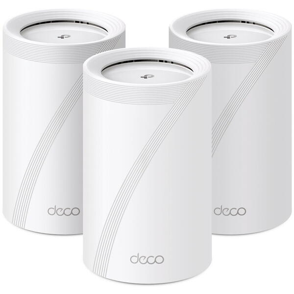 Router Wireless TP-LINK Deco BE65, Wi-Fi 7 BE9300 Tri-Band, 3-pack