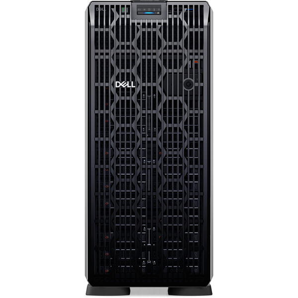 Server Brand Dell PowerEdge T560, Intel Xeon Silver 4410Y 2.0GHzs, 16GB RAM RDIMM, 1x 4TB SAS 12G 7.2K HDD, PERC H755, 12x Hot Plug LFF