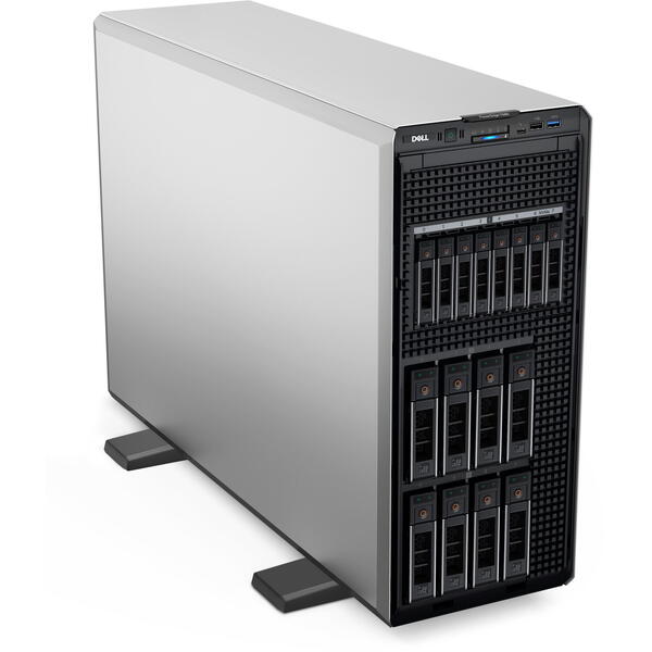 Server Brand Dell PowerEdge T560, Intel Xeon Silver 4410Y 2.0GHzs, 16GB RAM RDIMM, 1x 4TB SAS 12G 7.2K HDD, PERC H755, 12x Hot Plug LFF