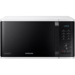 Cuptor cu microunde Samsung MG23K3515AW/OL, 23 l, 800 W, Browning Plus, Grill, Keep Warm, Quick Defrost, Interior ceramic, Timer, Child lock, Alb