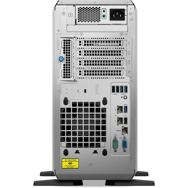 Server Brand Dell PowerEdge T360, Intel Xeon E-2414 2.6GHz Raptor Lake, 16GB RAM UDIMM, 1x 480GB SATA 6G SSD, PERC H355, 8x Hot Plug LFF