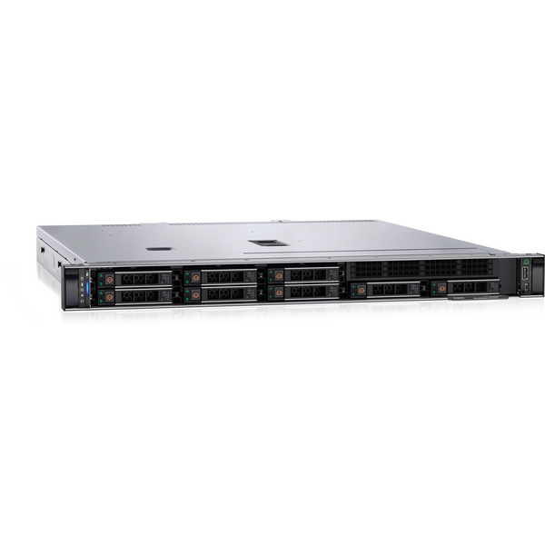 Server Brand Dell PowerEdge R350 1U, Intel Xeon E-2314 2.8GHz, 16GB UDIMM RAM, 1x 600GB SAS 12G HDD, PERC H355, 8x Hot Plug SFF