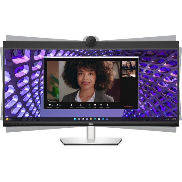 Monitor LED Dell P3424WEB Curbat 34 inch UWQHD IPS 5 ms 60 Hz Webcam USB-C