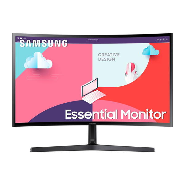 Monitor LED Samsung LS27C366EAUXEN Curbat 27 inch FHD VA 4 ms 75 Hz Negru