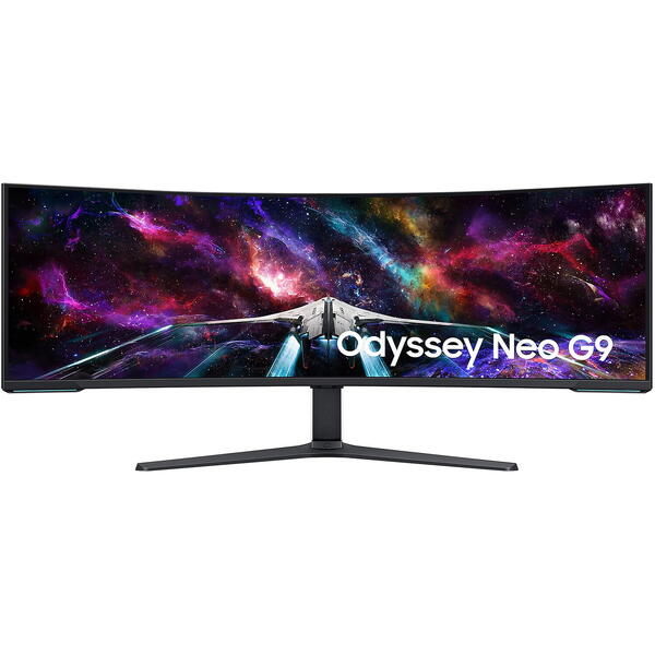 Monitor Gaming Samsung Odyssey Neo G9 LS57CG952NUXEN 57 inch DUHD VA 1 ms 240 Hz HDR, Curbat, Alb/Negru