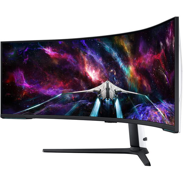 Monitor Gaming Samsung Odyssey Neo G9 LS57CG952NUXEN 57 inch DUHD VA 1 ms 240 Hz HDR, Curbat, Alb/Negru