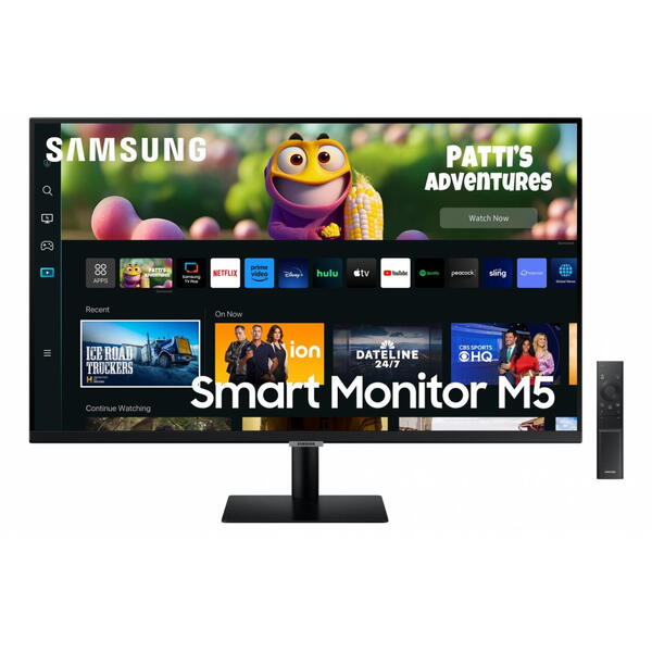 Monitor LED Samsung Smart M5 LS32DM500EUXDU 32 inch FHD VA 4 ms 60 Hz HDR Negru