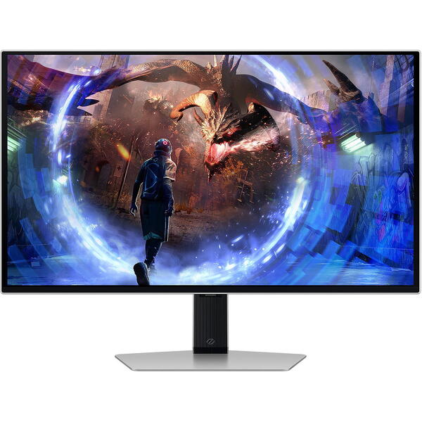 Monitor Gaming Samsung Odyssey G6 LS27DG602SUXEN 27 inch QHD QD-OLED 0.3 ms 360 Hz HDR Argintiu