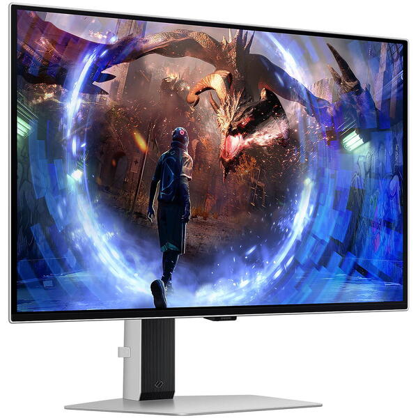 Monitor Gaming Samsung Odyssey G6 LS27DG602SUXEN 27 inch QHD QD-OLED 0.3 ms 360 Hz HDR Argintiu