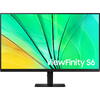 Monitor LED Samsung ViewFinity S6 LS27D600UAUXEN 27 inch QHD IPS 5 ms 100 Hz USB-C HDR Negru