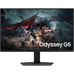 Gaming Odyssey G5 G50D LS27DG500EUXEN 27 inch QHD IPS 1 ms 180 Hz HDR Negru