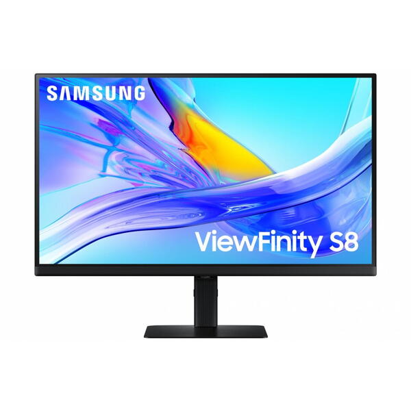 Monitor LED Samsung ViewFinity S8 LS27D800EAUXEN 27 inch UHD IPS 5 ms 60 Hz HDR Negru