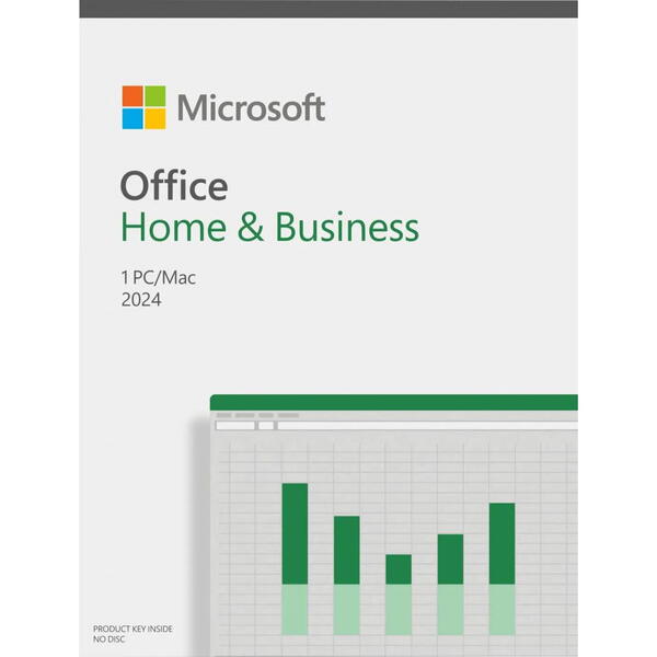 Microsoft Office Home and Business 2024 English EuroZone Medialess ESD