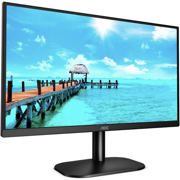 Monitor LED AOC 24B2XHM2 23.8 inch FHD VA 4 ms 75 Hz Negru