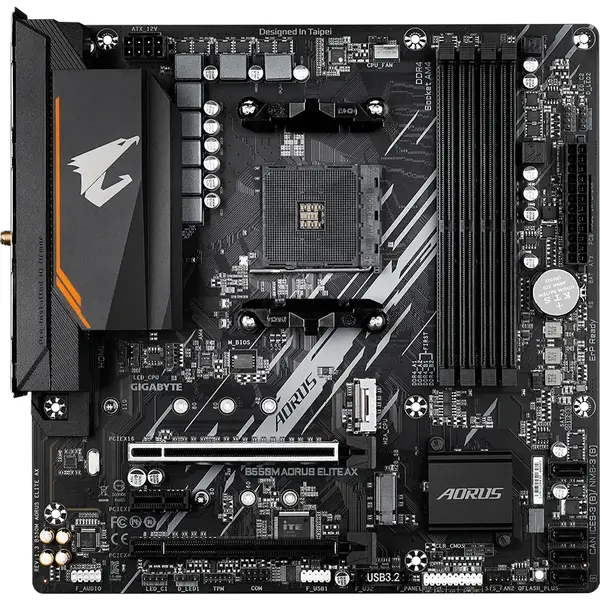 Placa de baza Gigabyte B550M AORUS ELITE AX Socket AM4