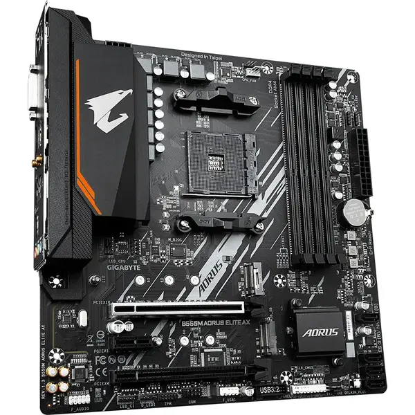 Placa de baza Gigabyte B550M AORUS ELITE AX Socket AM4