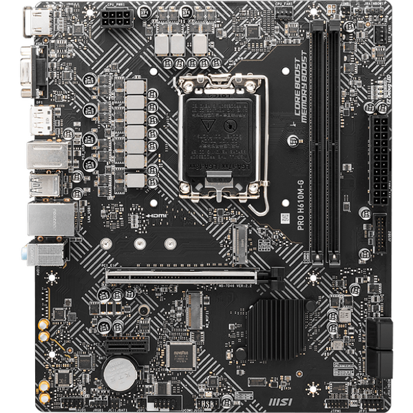 Placa de baza MSI PRO H610M-G DDR5 Socket 1700