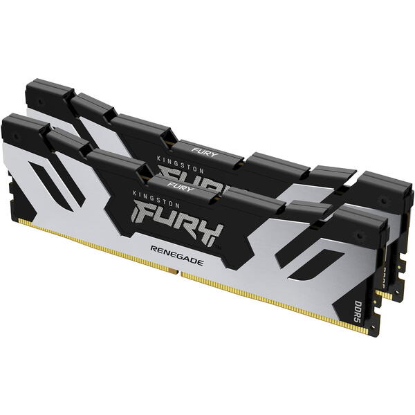 Memorie Kingston FURY Renegade Silver 96GB DDR5 6000MHz CL32 Kit Dual Channel