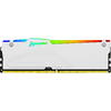 Memorie Kingston FURY Beast RGB White 32GB DDR5 6000MHz CL30 Dual Channel Kit