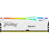 Memorie Kingston FURY Beast RGB White 32GB DDR5 6000MHz CL30 Dual Channel Kit