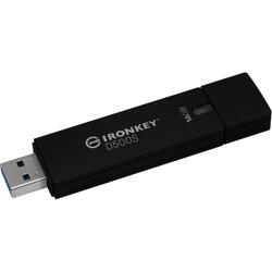 IRONKEY D500S, 16GB, USB 3.2, Black