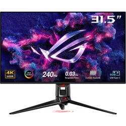 ROG Swift PG32UCDM 31.5 inch UHD QD-OLED 0.03 ms 240 Hz KVM USB-C HDR Negru