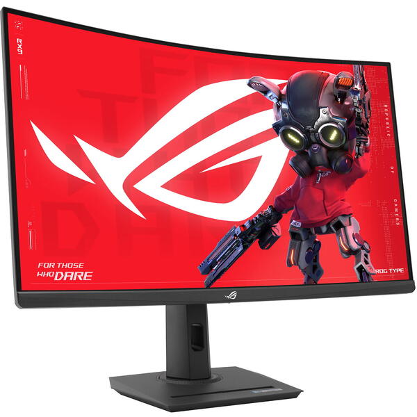 Monitor Gaming Asus ROG Strix XG32WCMS 31.5 inch QHD VA 1 ms 280 Hz USB-C HDR Curbat Negru