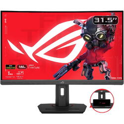 Monitor Gaming Asus ROG Strix XG32WCMS 31.5 inch QHD VA 1 ms 280 Hz USB-C HDR Curbat Negru