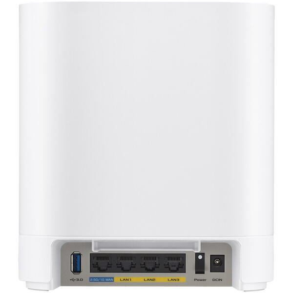 Router Wireless Asus EBM68 Tri-Band WiFi 6 2.5 Gigabit White