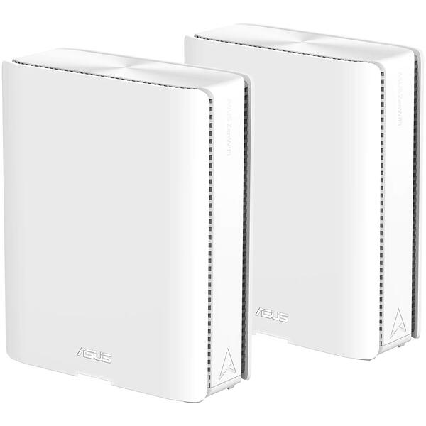 Router Wireless Asus ZenWiFi BQ16 Quad-Band WiFi 7 10 Gigabit 2 pack White