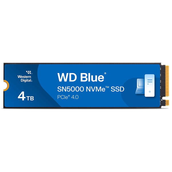 SSD WD SN5000 4TB PCI Express 4.0 x4 M.2 2280