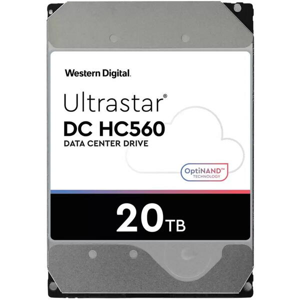 Hard Disk Server WD Ultrastar DC HC560, 20TB, SAS, 512MB, 3.5 inch