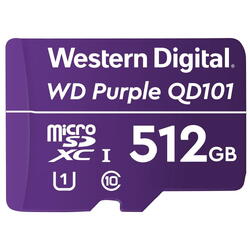 microSDXC Purple Ultra Endurance 512GB, Clasa 10, UHS-I