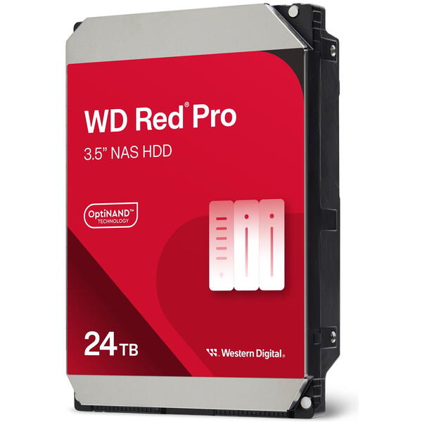 Hard Disk WD Red Pro, 24TB, 512MB, SATA3, 3.5 inch