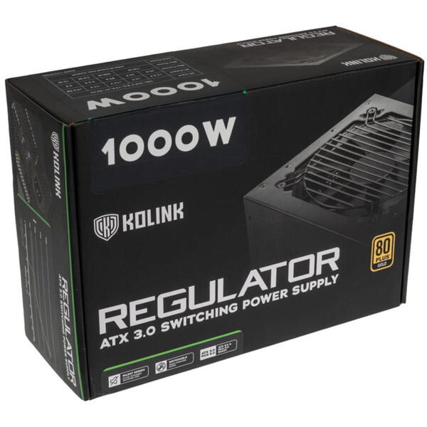 Sursa Kolink Regulator, 80+ Gold, 1000W