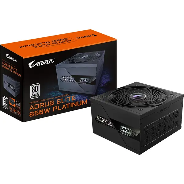 Sursa Gigabyte AORUS ELITE P850W, 80+ Platinum, 850W Black