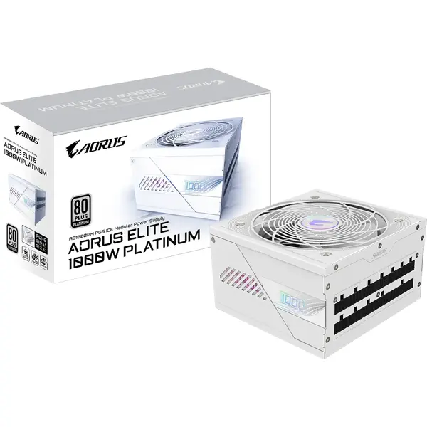 Sursa Gigabyte AORUS Elite Platinum P1000W ICE, 80+ Platinum, 1000W