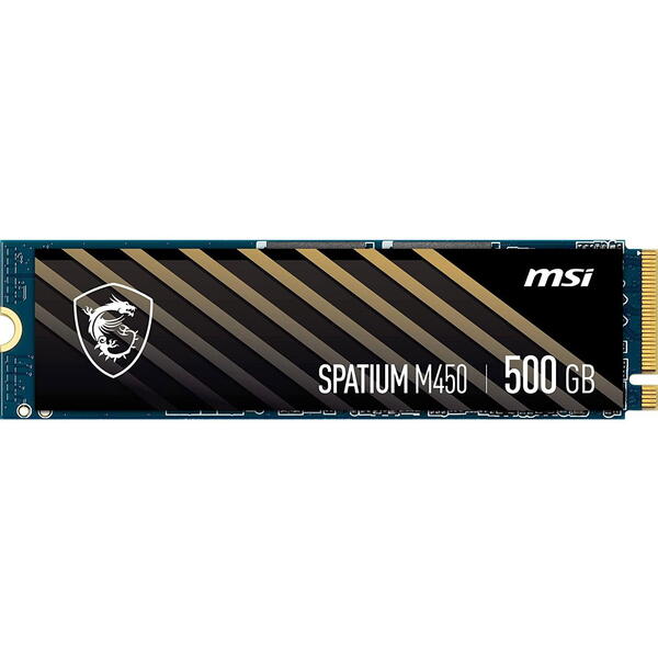 SSD MSI Spatium M450 500GB PCI Express 4.0 x4 M.2 2280