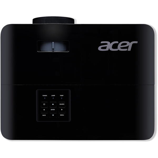 Videoproiector Acer X1328, DLP, WXGA, 1280x800, 5000 lumeni, HDMI, VGA, Boxe, Negru