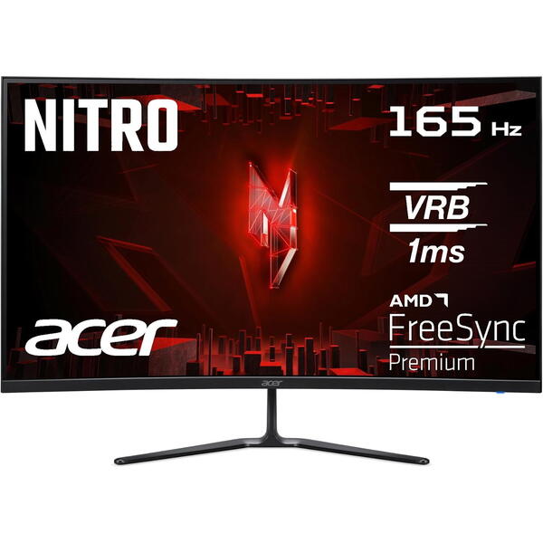 Monitor Gaming Acer Nitro ED320QRS3 Curbat 31.5 inch FHD VA 1 ms 180 Hz HDR Negru