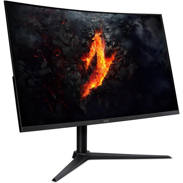 Monitor Gaming Acer XZ322QUV3 ZeroFrame Curbat 31.5 inch QHD VA 1 ms 180 Hz HDR Negru