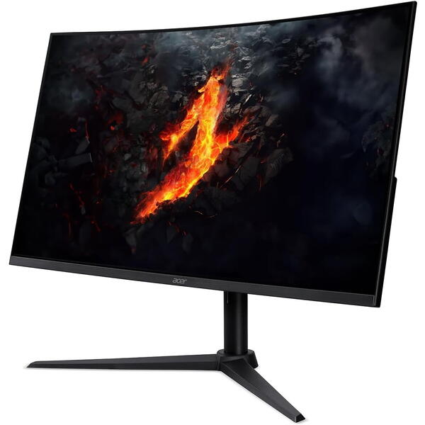 Monitor Gaming Acer XZ322QUV3 ZeroFrame Curbat 31.5 inch QHD VA 1 ms 180 Hz HDR Negru